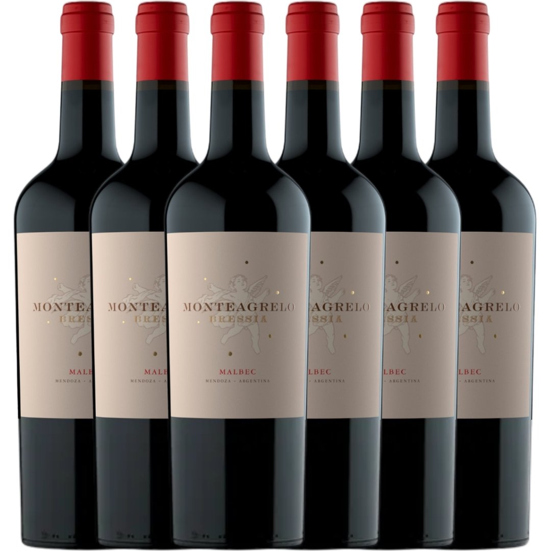 Vino Monteagrelo Malbec x6 unidades