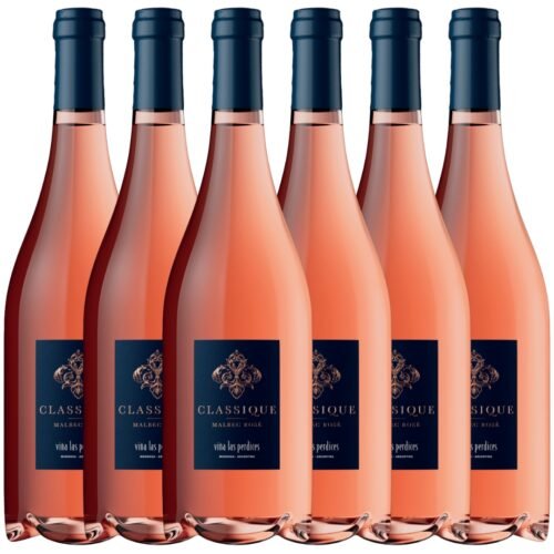 Vino Malbec Rose Classique Las Perdices x 6