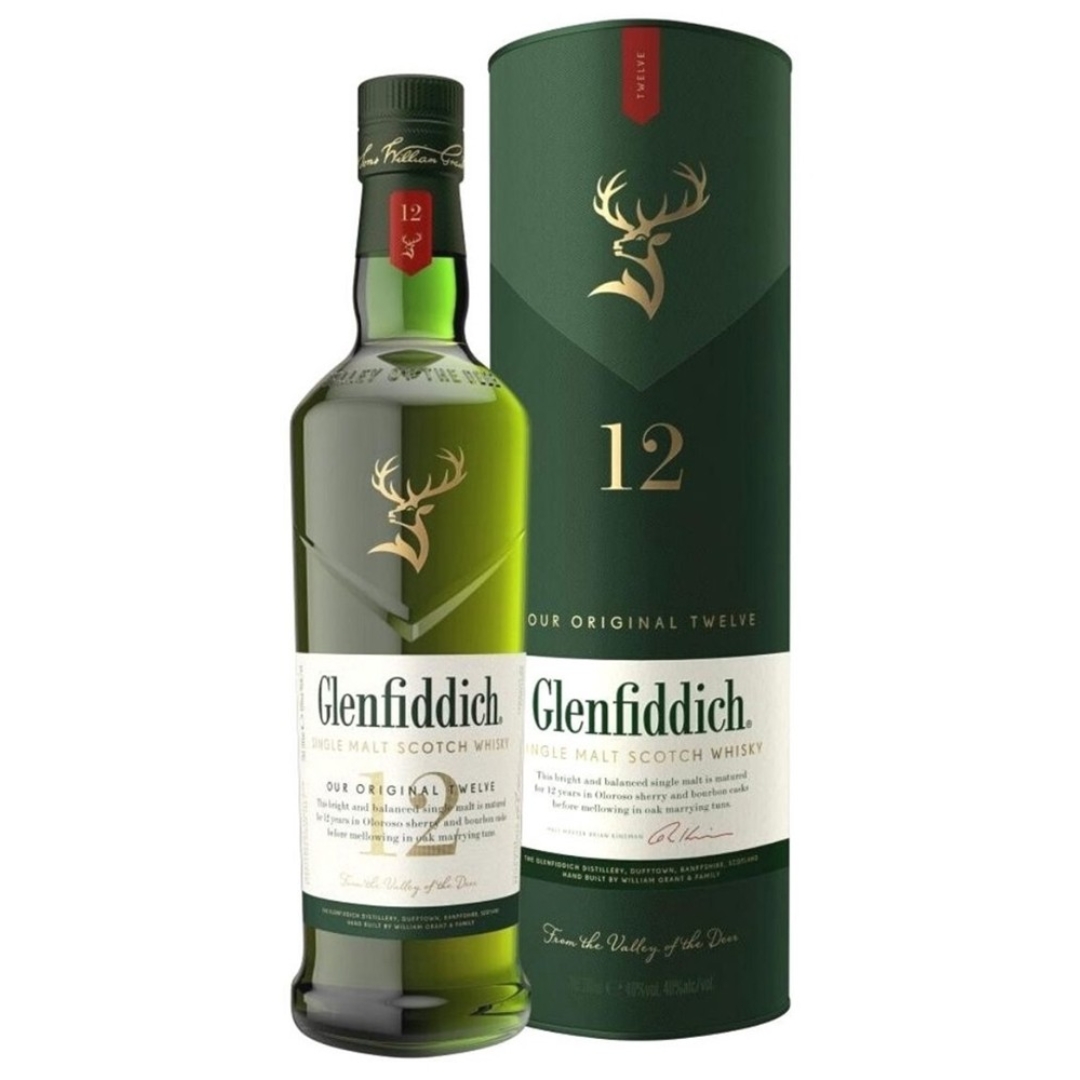 Whisky Glenfiddich 12 años Single Malt