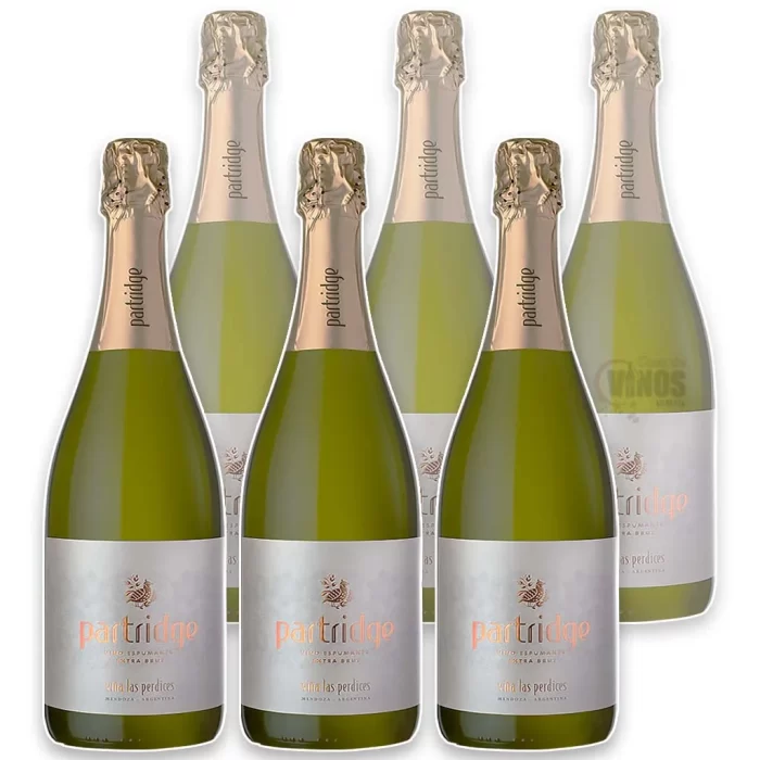 espumante partridge extra brut bodega las perdices x 6 unidades