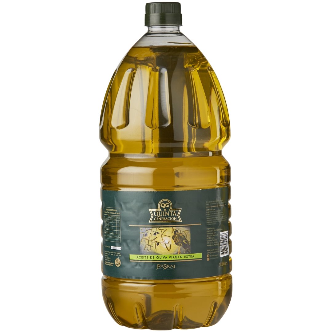 Aceite De Oliva Extra Virgen Pasrai 3 Litros