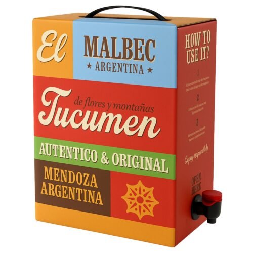 Bag in Box Vino Tucumén Malbec 3 Litros