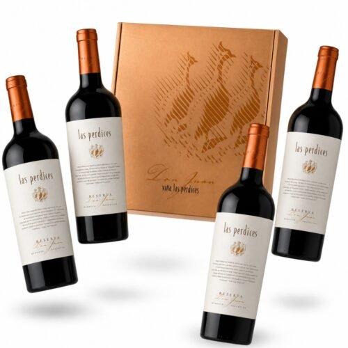 Estuche Las Perdices Don Juan Reserva Blend x4 | Regalo