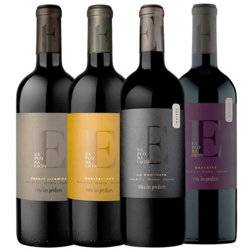 Mix Vino Exploración Malbec Terroir Las Perdices x4 unidades