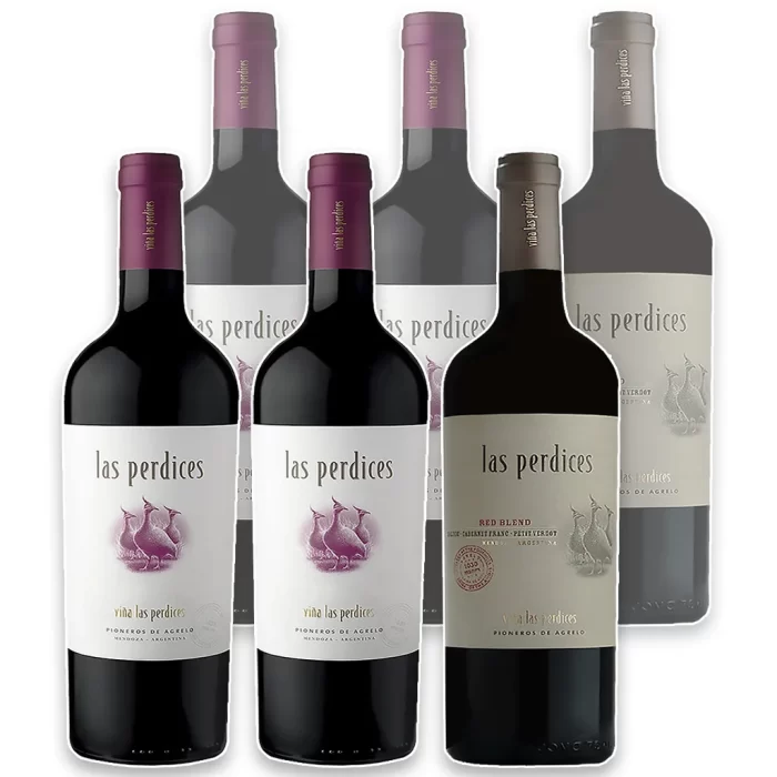 mix vino las perdices varietal bodega las perdices x 6 unidades