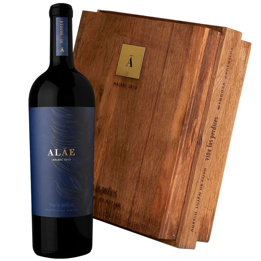 Cofre Vino Alae Malbec Las Perdices x3 unidades