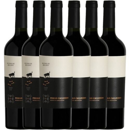 Vino Perro Callejero Malbec x6 unidades