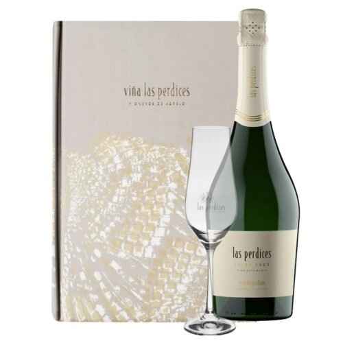 Estuche Espumante Perdices Champenoisse + Copa