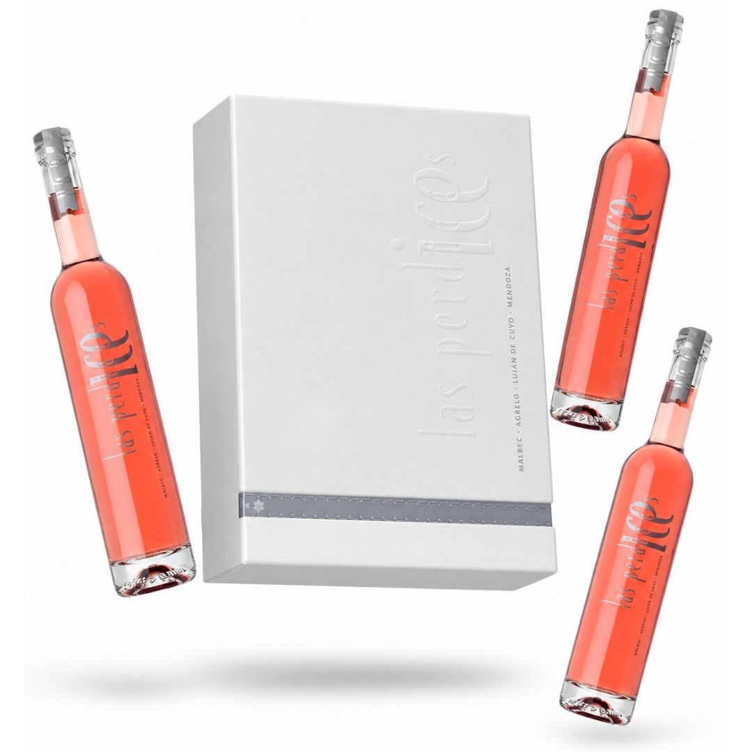 Estuche Vino Ice Malbec Rose x3 unidades