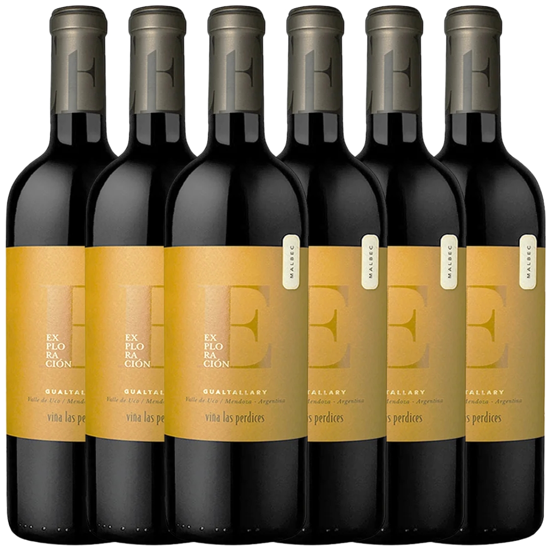 Las Perdices Exploración Geográfica Gualtallary Malbec x6