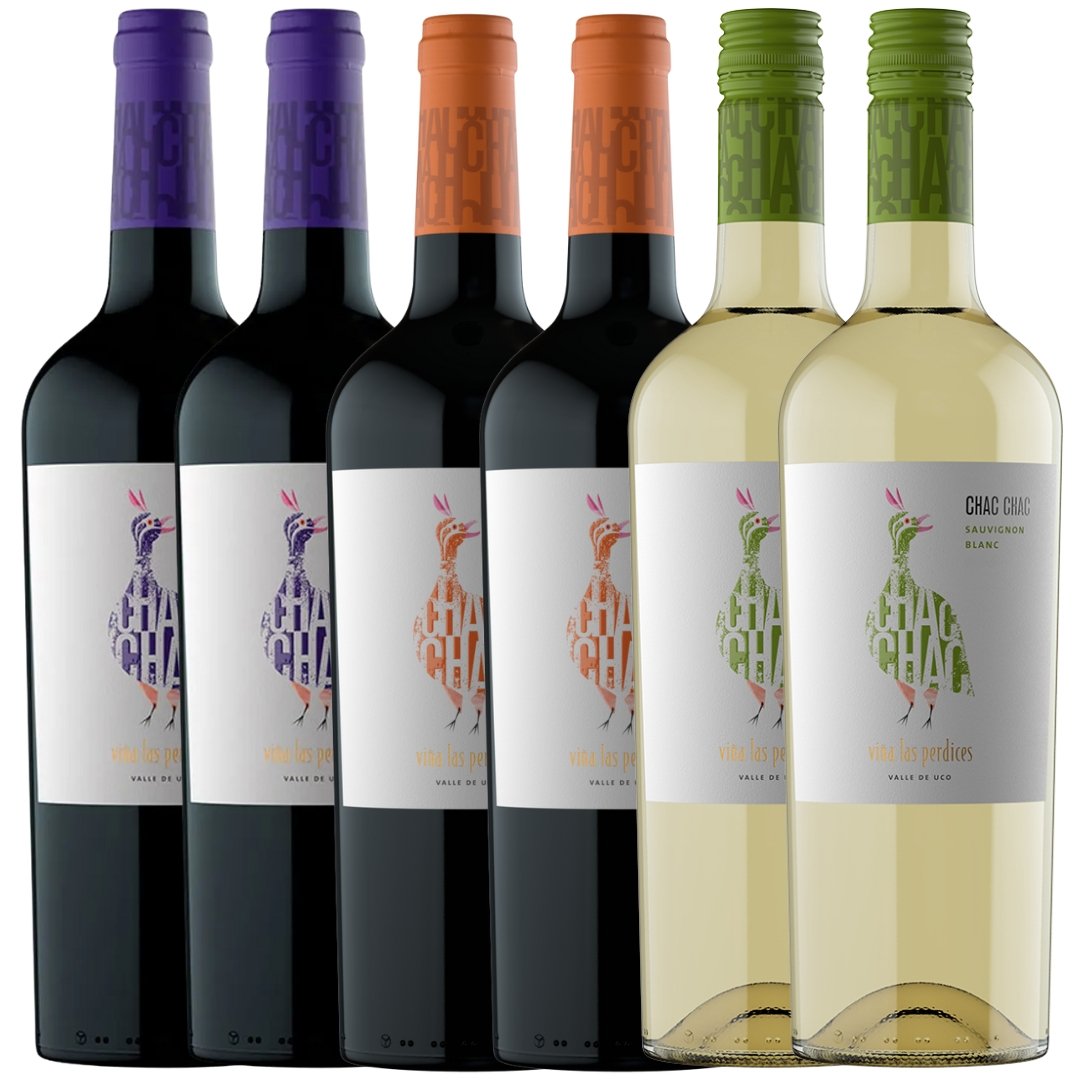 Mix Vino Chac Chac Perdices x6 unidades