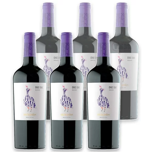 vino las perdices chac chac malbec x 6 unidades