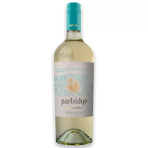 vino partridge blanco dulce chardonnay viognier bodega las perdices x 1 unidad