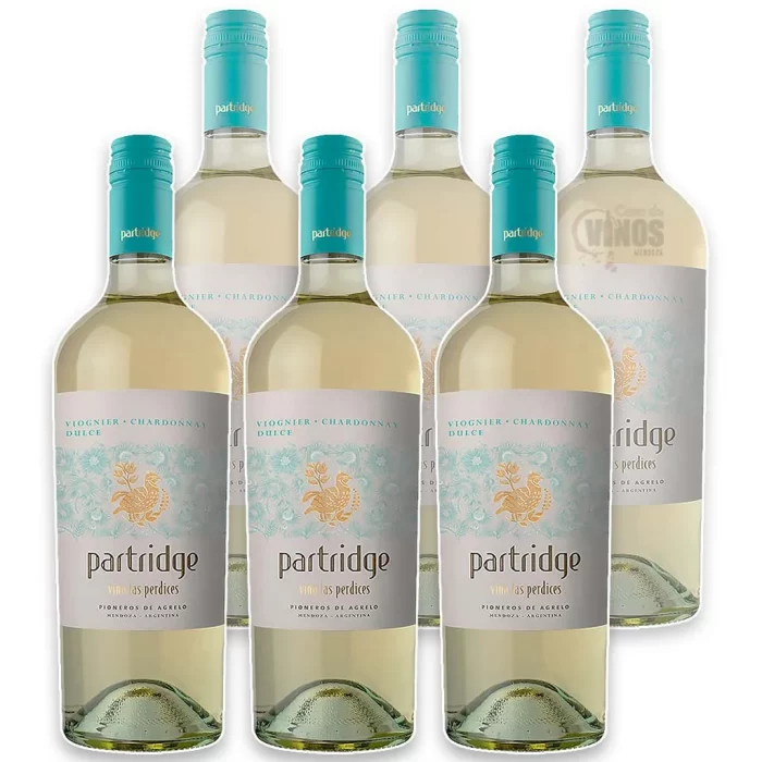 vino partridge chardonnay viognier blanco dulce bodega las perdices x 6 unidades