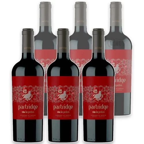 vino partridge red blend bodega las perdices x 6 unidades