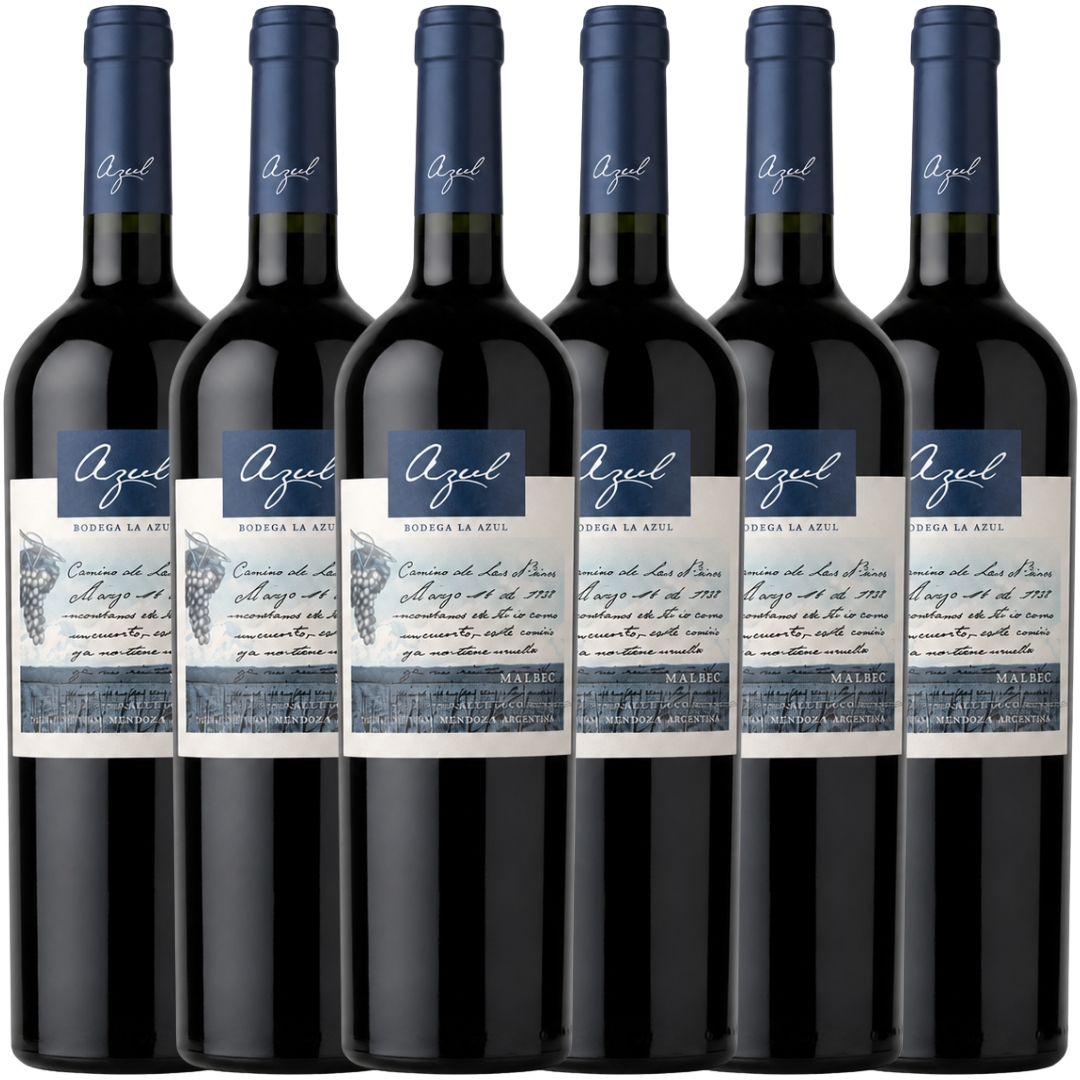Caja x6 La Azul Malbec 750ml Valle de Uco