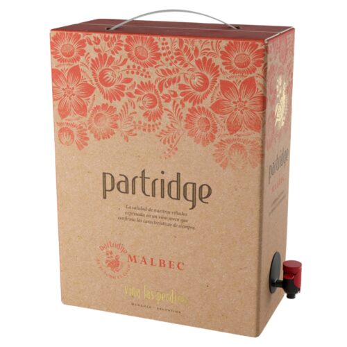 Vino Bag in Box Partridge Malbec Bodega Las Perdices