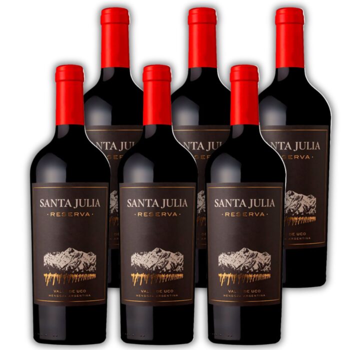 Vino Santa Julia Reserva Malbec Valle de Uco x 6