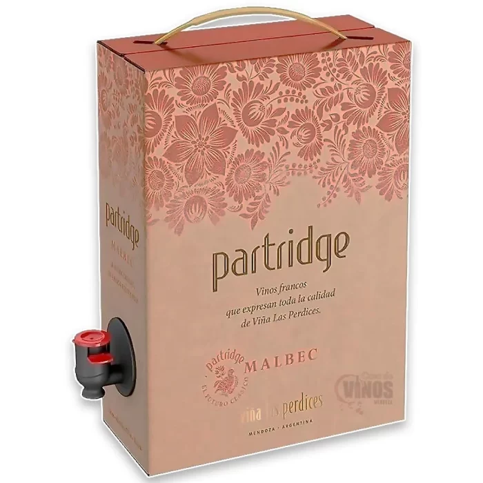 bag in box partridge malbec las perdices 3 litros x 1 unidad