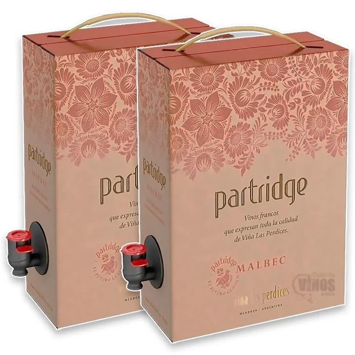 bag in box partridge malbec las perdices 3 litros x 2 unidades