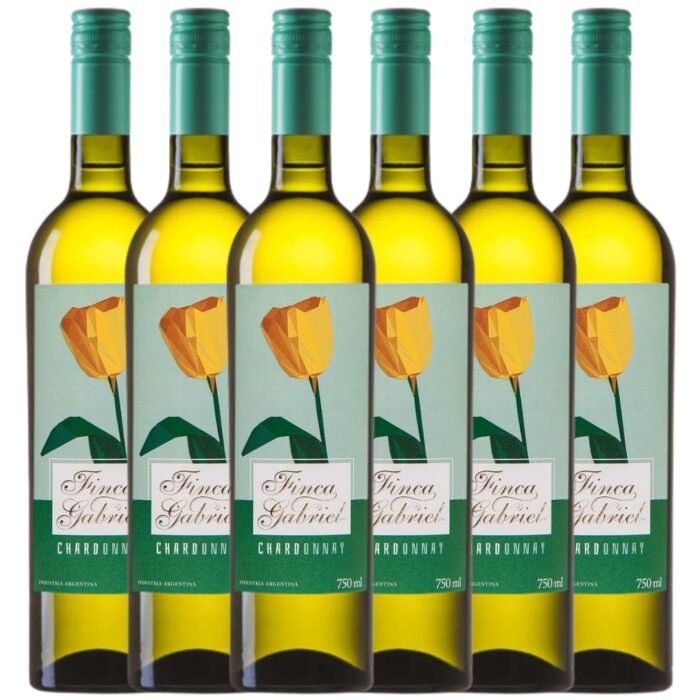 Vino Chardonnay Finca Gabriel x6 unidades