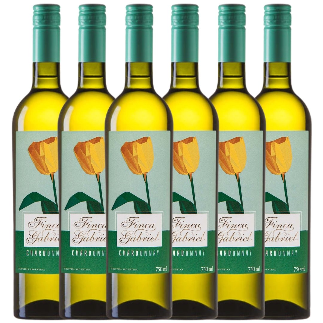 Vino Chardonnay Finca Gabriel x6 unidades