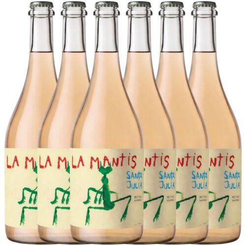 Espumante La Mantis Pet Nat Orgánico Natural x6 unidades