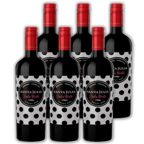 Vino Tinto Dulce Sweet Red Bodega Santa Julia x 6