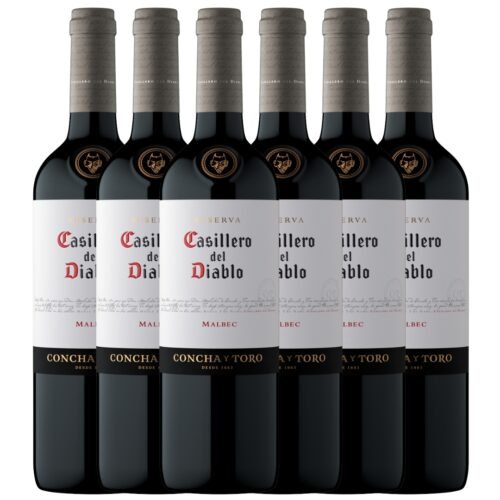 Vino Casillero del Diablo Malbec x6 unidades