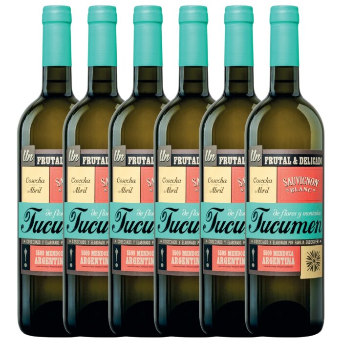 Vino Tucumen Joven Sauvignon Blanc x 6 unidades