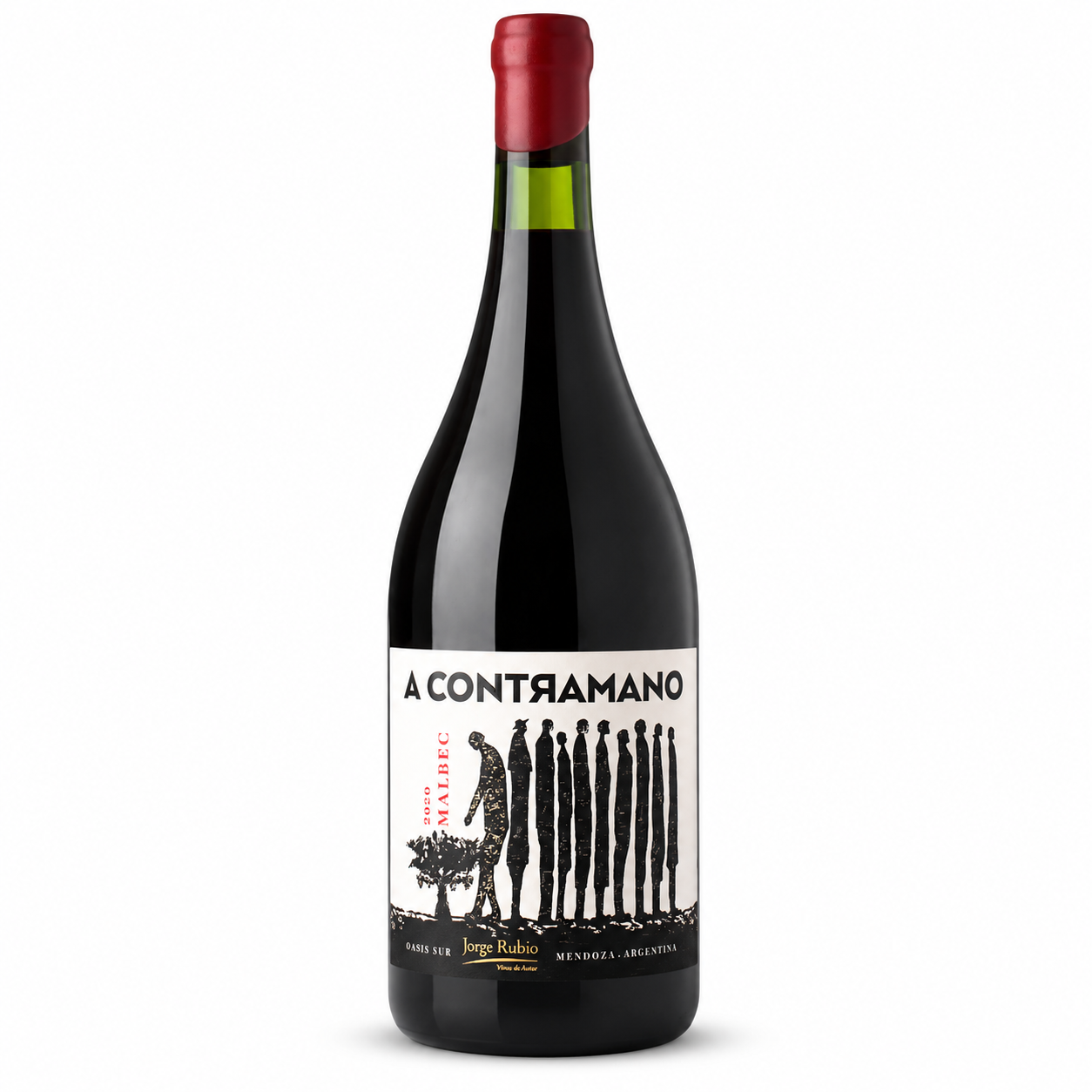 Vino Jorge Rubio A Contramano Malbec 750ml Sin Barrica