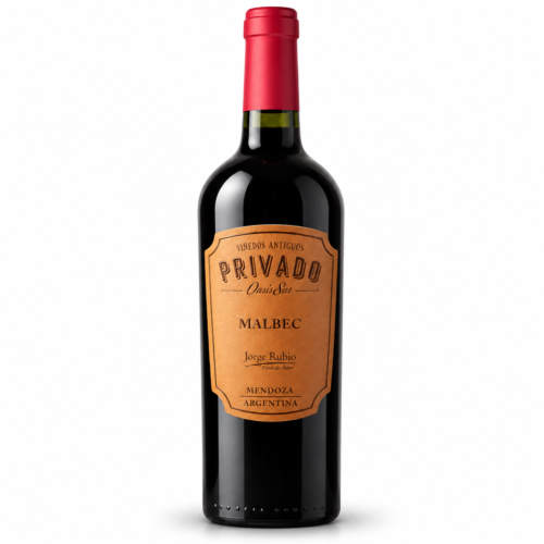 Vino Jorge Rubio Privado Oasis Sur Malbec 750ml | Viñedos Antiguos