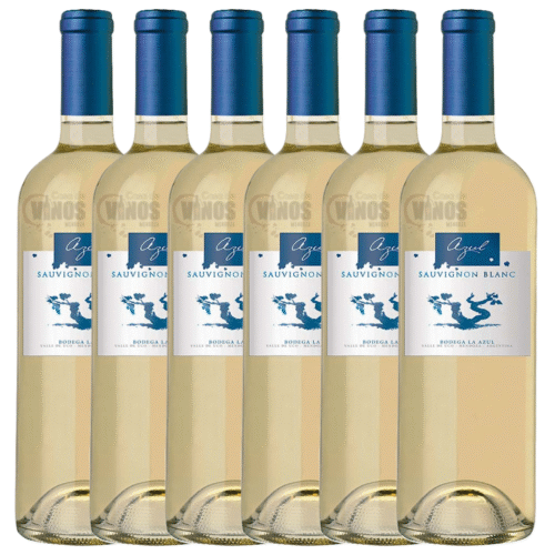 Vino Azul Sauvignon Blanc Bodega La Azul x 6 unidades