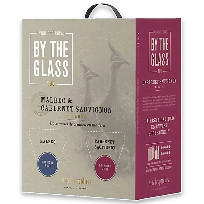 vino las perdices bag in box reserva duo malbec cabernet 3 litros x 1 unidad