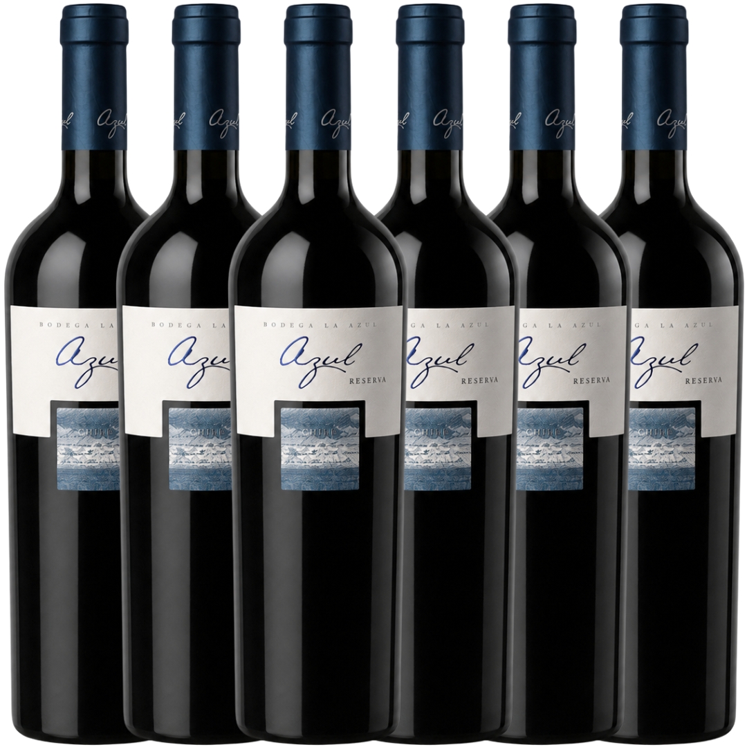 Caja x6 La Azul Reserva 750ml Malbec & Cabernet