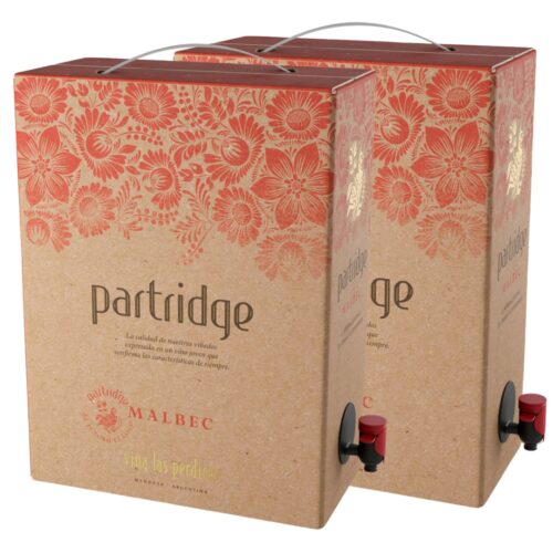 Vino Malbec Bag in Box Partridge x 2 unidades