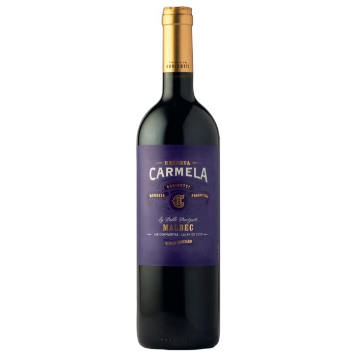 Vino Carmela Malbec Reserva Bodega Durigutti