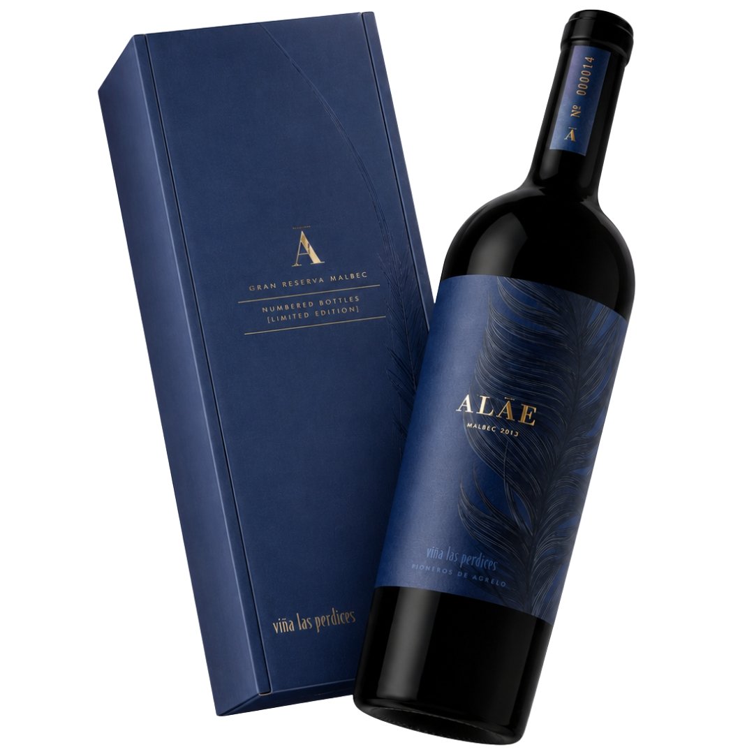 Estuche Vino Alae Malbec Las Perdices