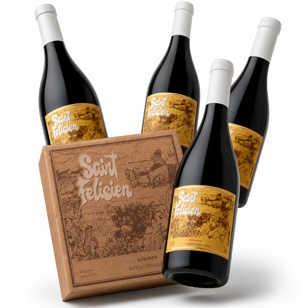 Estuche Saint Felicien Bonarda x4