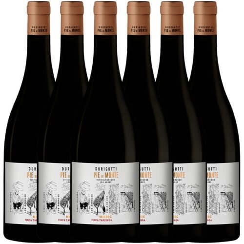 Vino Pie de Monte Malbec Finca Zarlenga x6 unidades