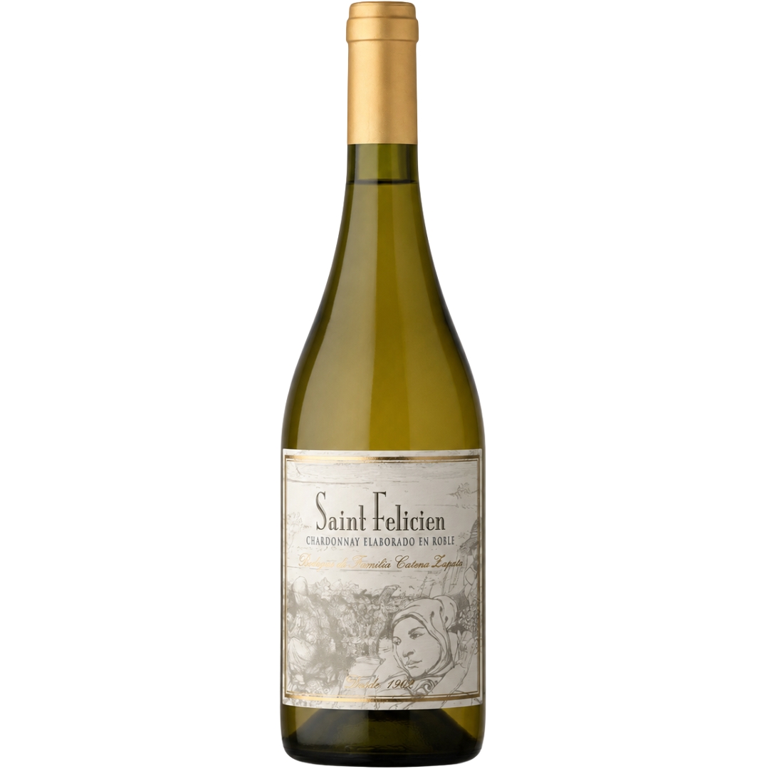 Vino Saint Felicien Chardonnay Barrel Fermented 750ml Catena Zapata