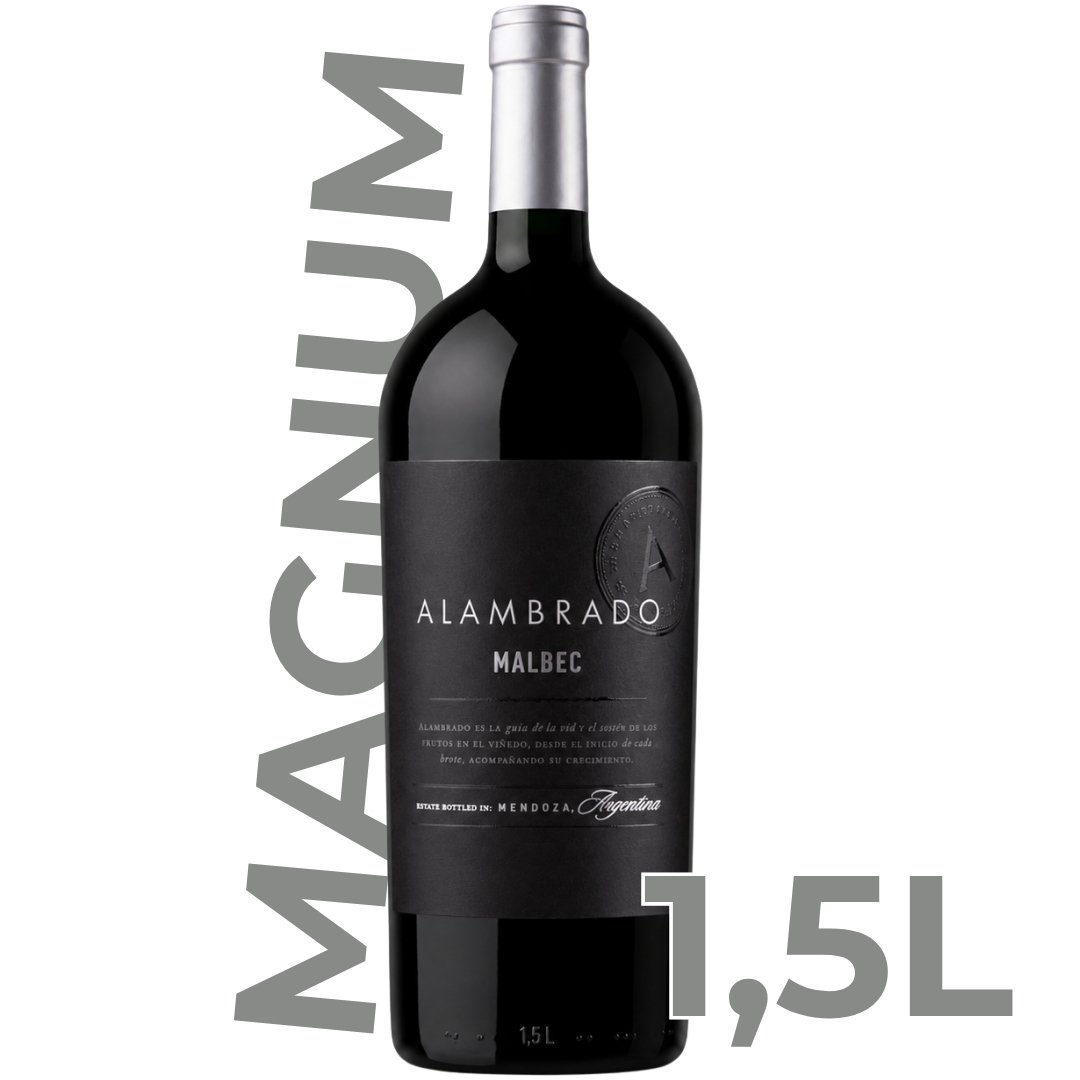 Vino Alambrado Malbec Magnum 1.5L Gran formato