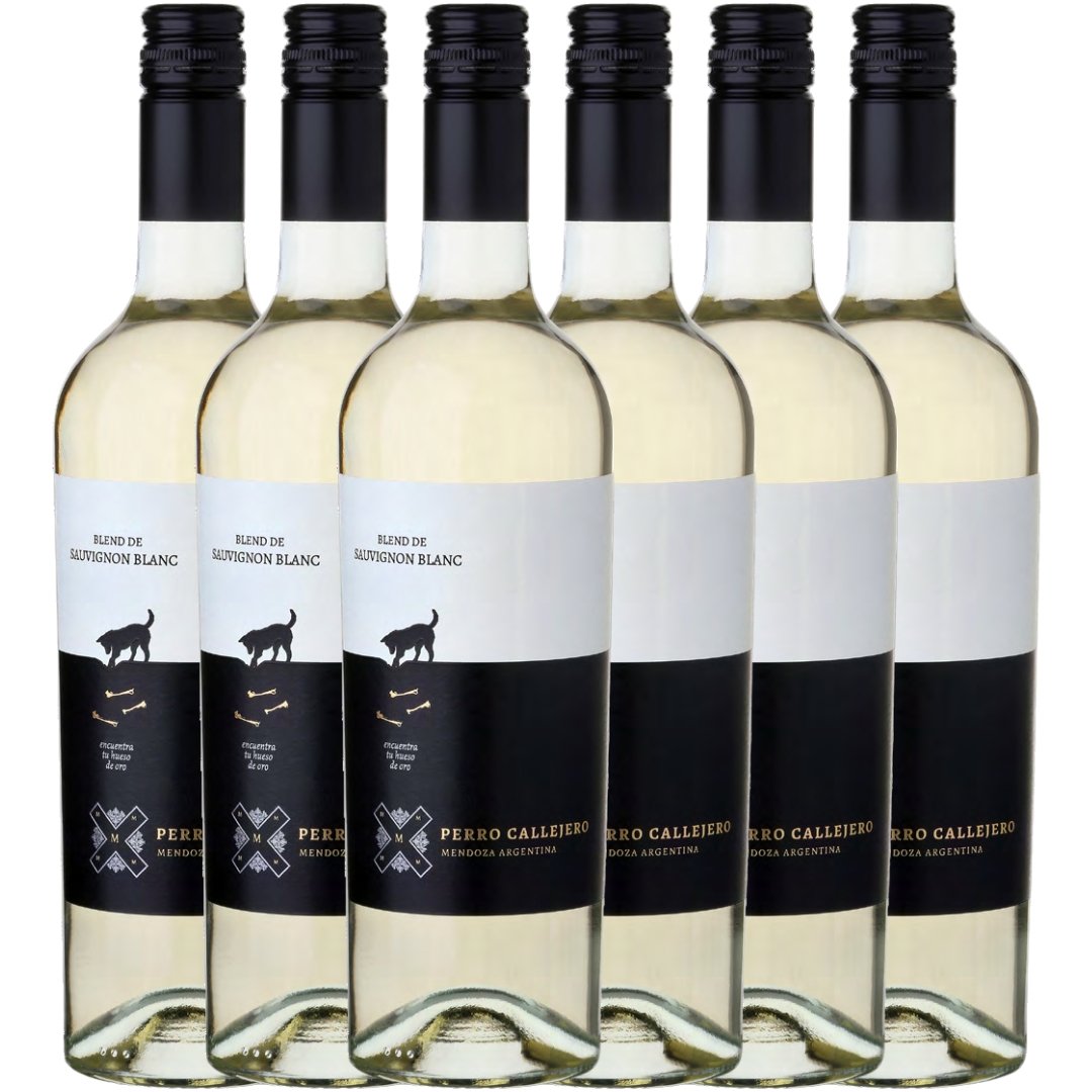 Vino Perro Callejero Sauvignon Blanc x6 unidades