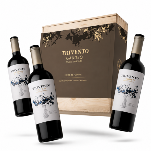 Vino Trivento Gaudeo Single Vineyard Malbec Gualtallary 750ml | Estuche Regalo