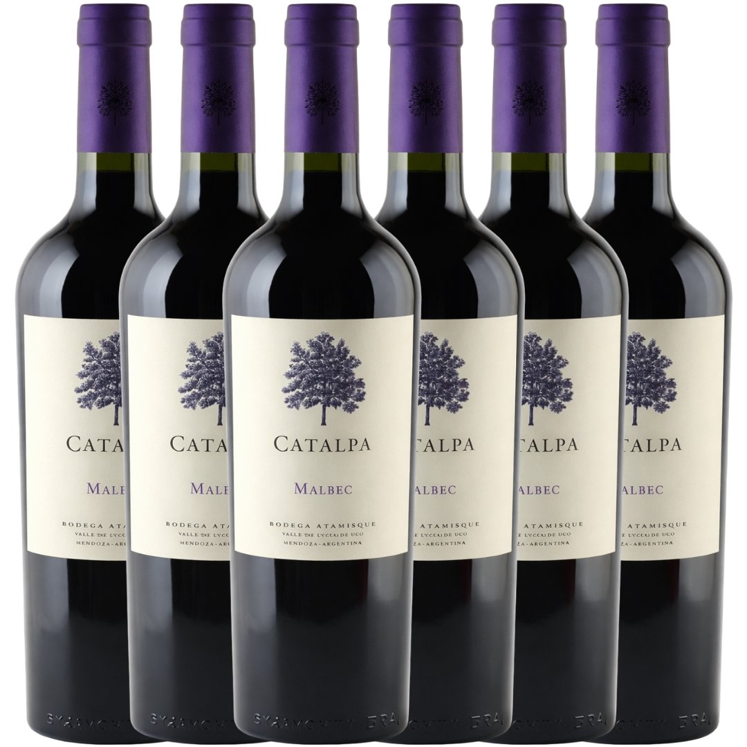 Vino Catalpa Malbec x6 unidades