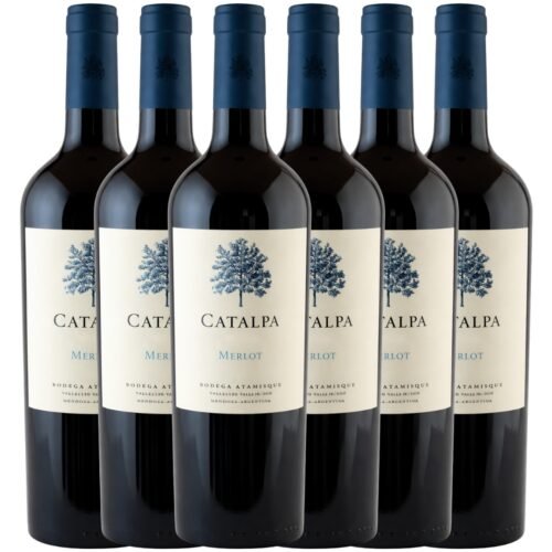 Vino Catalpa Merlot x6 unidades