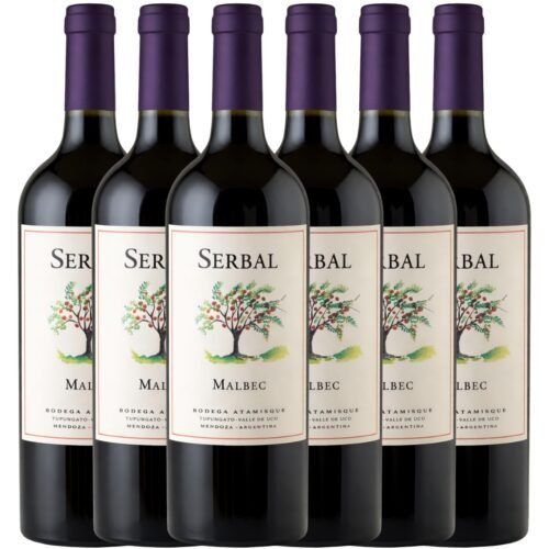 Vino Serbal Malbec x6 unidades