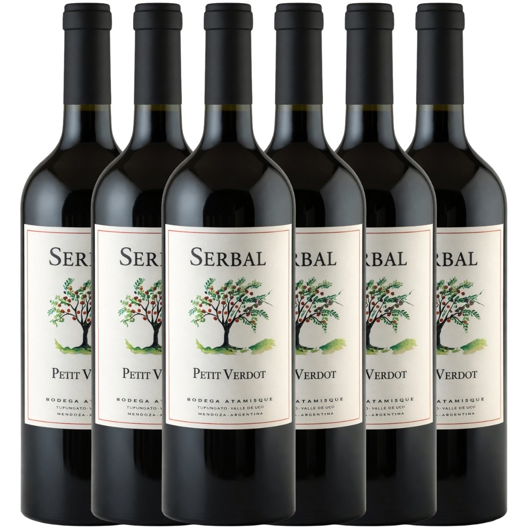 Vino Serbal Petit Verdot x6 unidades