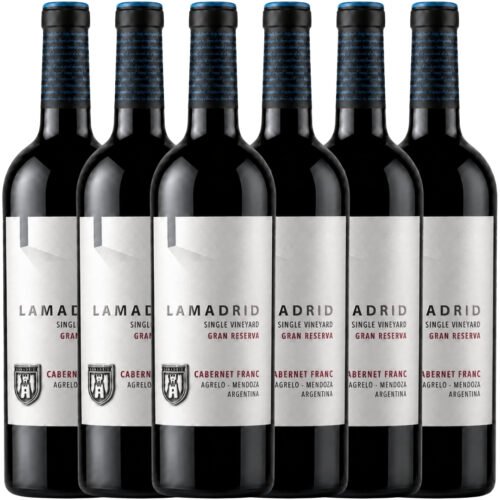 Vino Lamadrid Gran Reserva Cabernet Franc 750ml x6 unidades