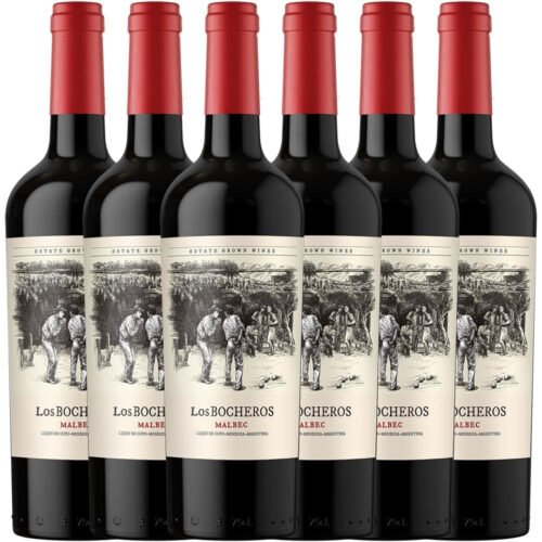 Vino Lamadrid Los Bocheros Malbec 750ml x6 unidades